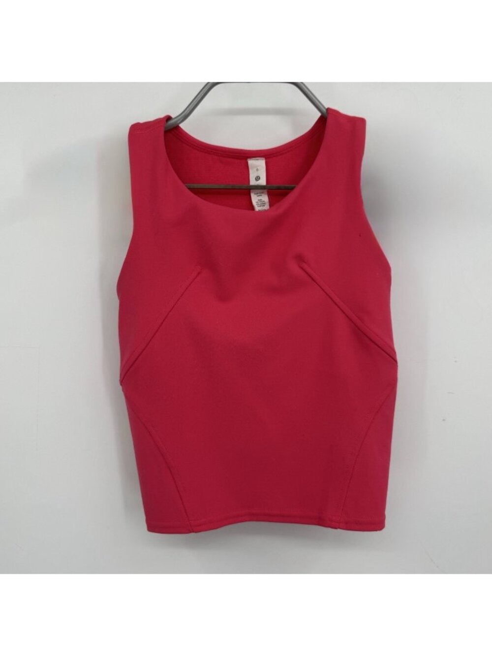 Lululemon Wunder Train Racerback Tank Top size 0 Built-in Bra Everlux Cropped